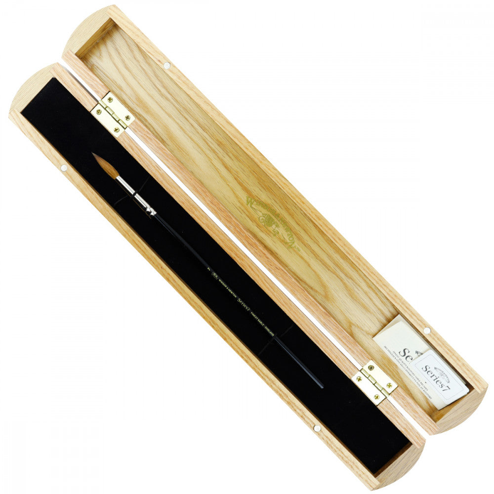 Pincel Winsor & Newton Série 7 Redondo 7 Estojo Madeira